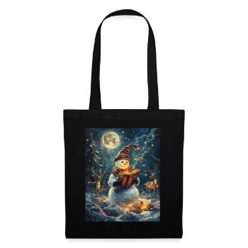 Snowman Christmas Decoration Women Men Children - Tote Bag - black - Front