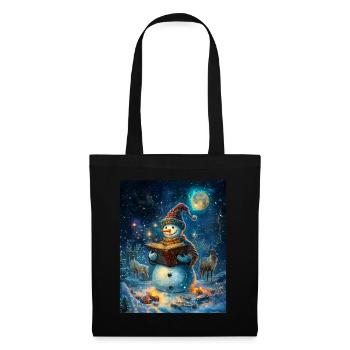 Snowman Christmas Decoration Women Men Children - Tote Bag - black - Front