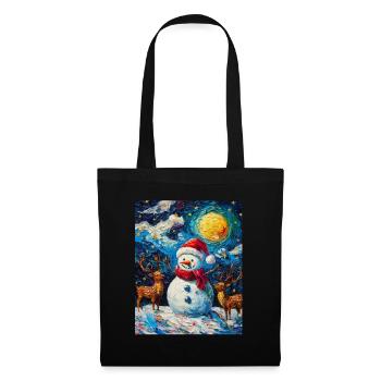 Snowman Christmas Decoration Women Men Children - Tote Bag - black - Front