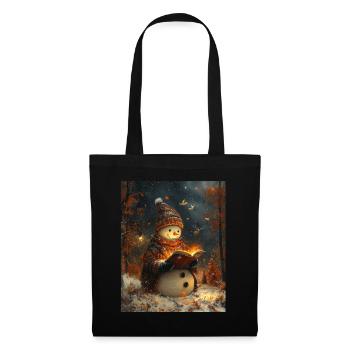 Snowman Christmas Decoration Women Men Children - Tote Bag - black - Front