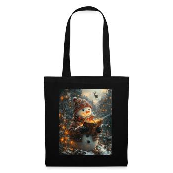 Snowman Christmas Decoration Women Men Children - Tote Bag - black - Front