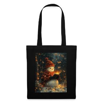 Snowman Christmas Women Men Children - Tote Bag - black - Front