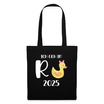 Duck Pension 2025 Pension Retirement Grandpa Grandma Pensioner - Tote Bag - black - Front