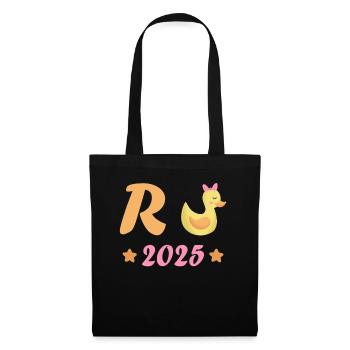 Canard Pension 2025 Pension Retraite Grand-père Mamie Retraité - Sac en tissu - noir - Devant