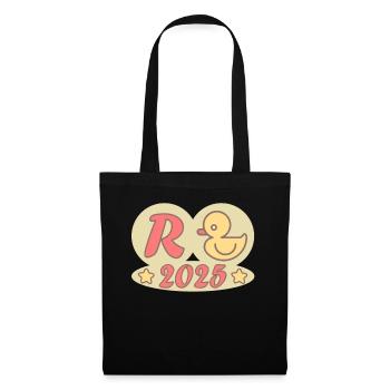 Canard Pension 2025 Pension Retraite Grand-père Mamie Retraité - Sac en tissu - noir - Devant