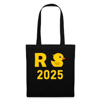 Canard Pension 2025 Pension Retraite Grand-père Mamie Retraité - Sac en tissu - noir - Devant