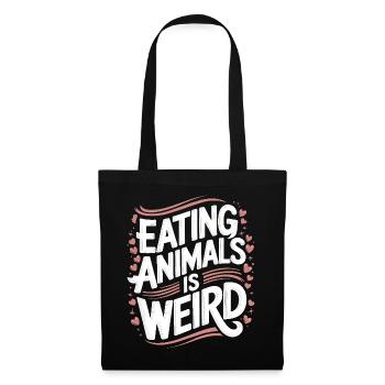 Végétarien Végétalien Végétarien Végétarien - Sac en tissu - noir - Devant