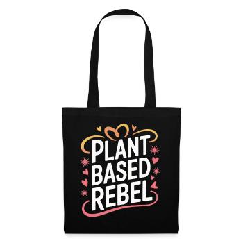 Végétarien Végétalien Végétarien Végétarien - Sac en tissu - noir - Devant