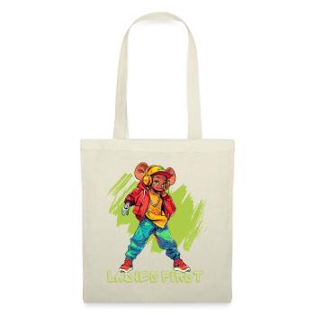 Urbain Hip Hop Souris Street Art Vibrant Graffiti - Sac en tissu - nature - Devant