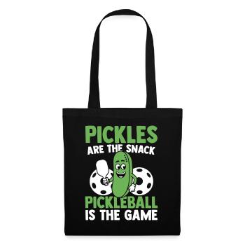 Pickleball and paddleball - Tote Bag - black - Front