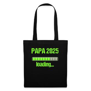 Dad 2025 Gift Men Men Father Pregnant - Tote Bag - black - Front