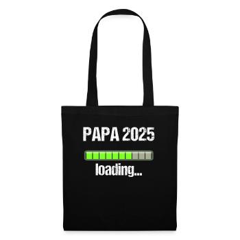 Dad 2025 Gift Men Men Father Pregnant - Tote Bag - black - Front