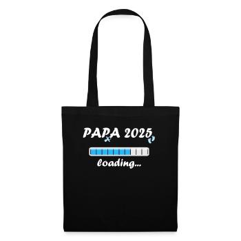 Dad 2025 Gift Men Men Father Pregnant - Tote Bag - black - Front