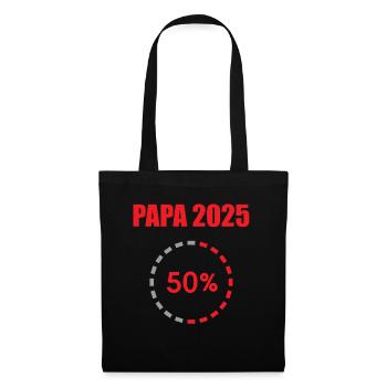 Dad 2025 Gift Men Men Father Pregnant - Tote Bag - black - Front