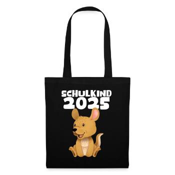 School Child 2025 Young Girls School Enrollment 2025 Decoration - Tote Bag - black - Front