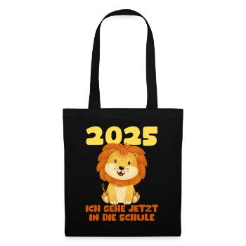 School Child 2025 Young Girls School Enrollment 2025 Decoration - Tote Bag - black - Front