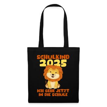 School Child 2025 Young Girls School Enrollment 2025 Decoration - Tote Bag - black - Front