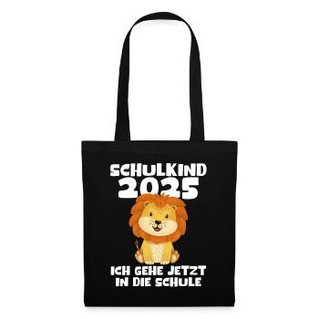School Child 2025 Young Girls School Enrollment 2025 Decoration - Tote Bag - black - Front