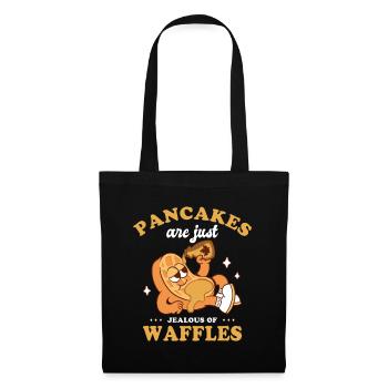 Belgian Pancakes Waffle Gift Waffle Chef - Tote Bag - black - Front