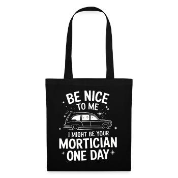Corbillards Undertakers Undertakers - Sac en tissu - noir - Devant