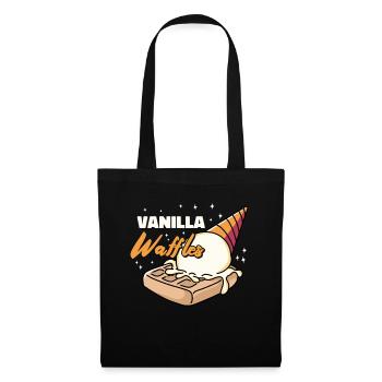 Vanilla Waffles Syrup Breakfast Waffles - Tote Bag - black - Front