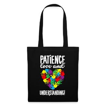 Autism Community Heart Colorful Hands Autistic - Tote Bag - black - Front