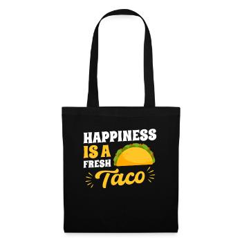 Tacos mexicains Tacos mexicains - Sac en tissu - noir - Devant