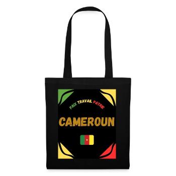CAMEROUN - Sac en tissu - noir - Devant