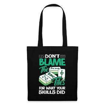Mahjong Gamer Mah-Jongg Fun Card Game - Tote Bag - black - Front