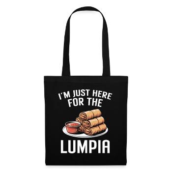I'm Just Here For The Lumpia - Tote Bag - black - Front