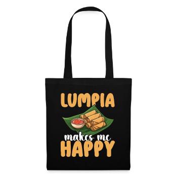 Spring Rolls Lumpia Makes Me Happy - Tote Bag - black - Front