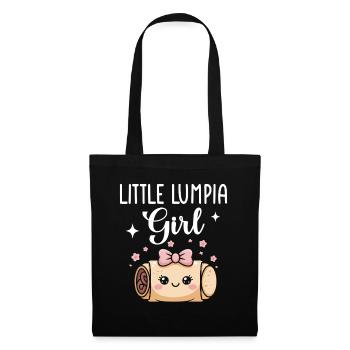 Little Lumpia Girl Spring Rolls - Tote Bag - black - Front