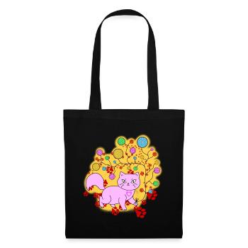 Chat Fan Chat Chaton J’Adore Les Chats - Sac en tissu - noir - Devant