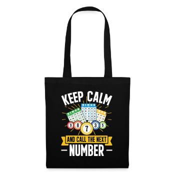 Bingo Champion Keep Calm And Call The Next Number - Tote Bag - black - Front