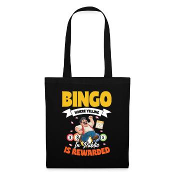 Bingo Where Yelling In Public Is Rewarded - Tote Bag - black - Front