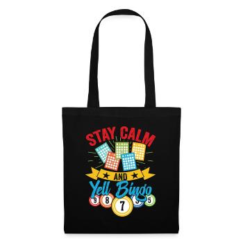 Bingo Gift Bingo Player Bingo Party - Tote Bag - black - Front