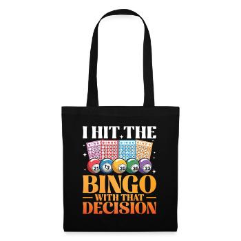 Bingo Fun Gift Bingo Lover - Tote Bag - black - Front