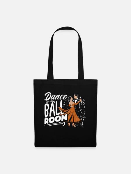 Dance Ballroom Gesellschaftstanz Geschenk - Stoffbeutel - Schwarz