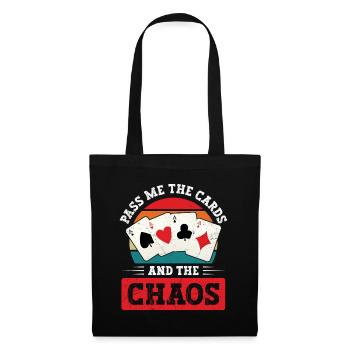 Pinochle Chaos Pinochle Partner Card Game - Tote Bag - black - Front