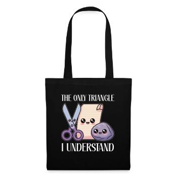 Scissors Stone Paper Game School University - Tote Bag - black - Front