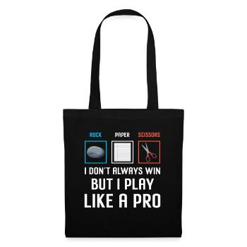 Scissors Stone Paper Professional Winner - Tote Bag - black - Front