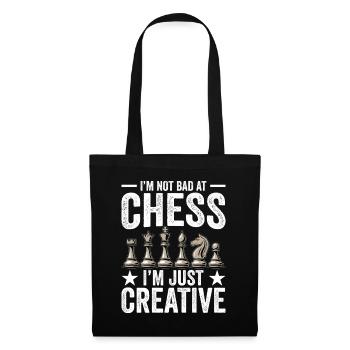 Strategy Game Chess - Bad In Chess Creative - Tote Bag - black - Front