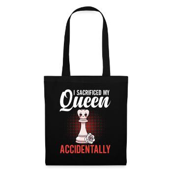 Perfect Chess Queen Equipment Chessmen - Tote Bag - black - Front