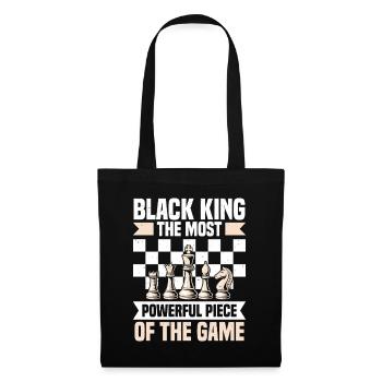 chess piece king chess club chess - Tote Bag - black - Front