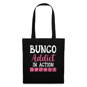 Bunco Addict En Action - Dés de nuit - Sac en tissu - noir - Devant