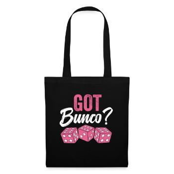 Bunco Würfel Spielabend Design Bunco Turnier - Stoffbeutel - Schwarz - Vorne