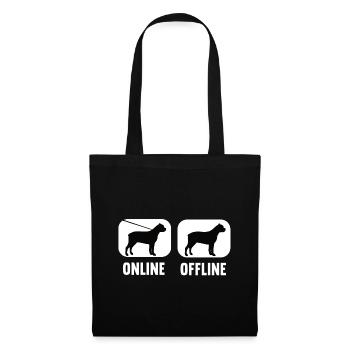 Cane Corso Cane Corso hors ligne Propriétaire de Cane Corso - Sac en tissu - noir - Devant