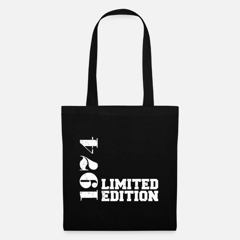 Limitierte Auflage 1974, Geburtstagsgeschenk 1974 - Stoffbeutel - Schwarz