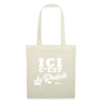 La rochelle Humour Rochelais - Sac en tissu - nature - Devant