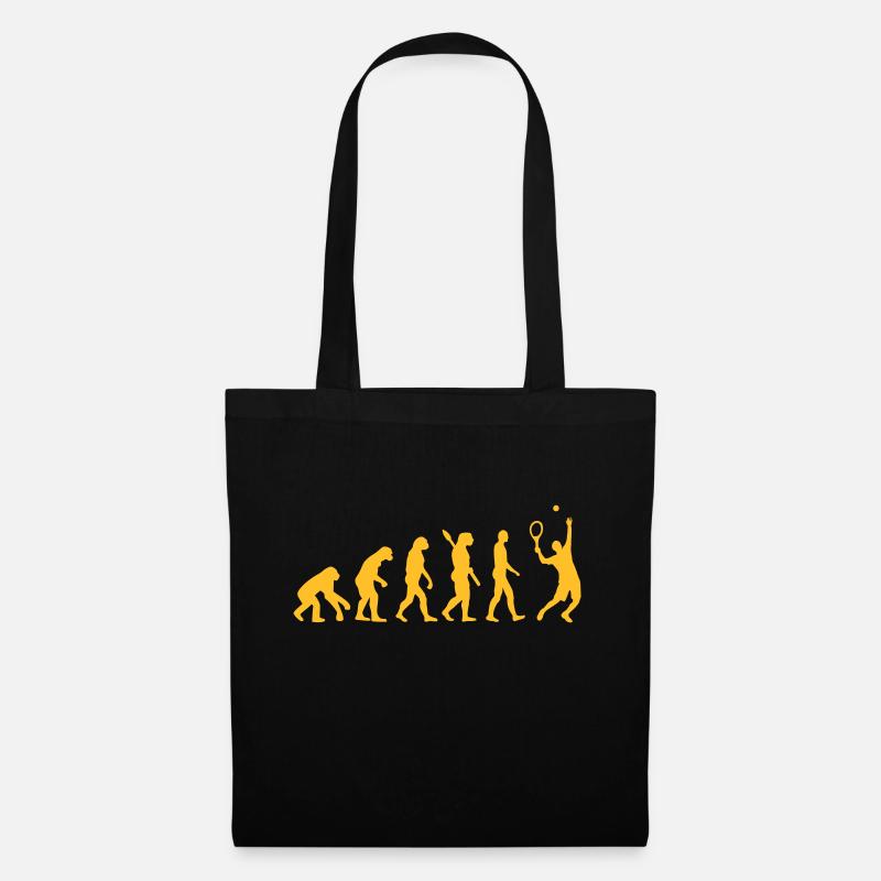 Evolution Tennis - Stoffbeutel - Schwarz